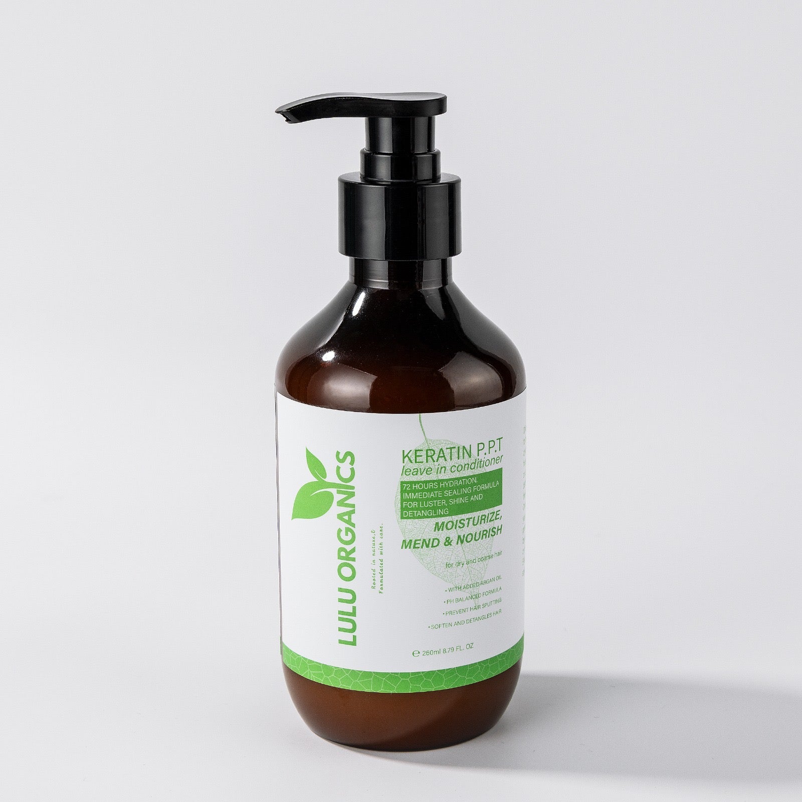 LULU ORGANICS ORGANICS KERATIN PPT LEAVE IN CONDITIONER