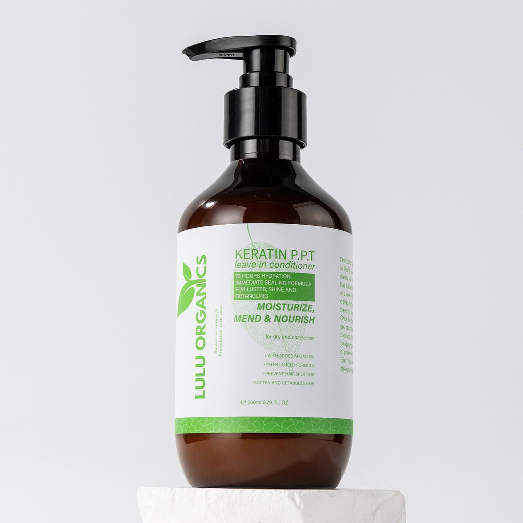 LULU ORGANICS KERATIN PPT LEAVE IN CONDITIONER